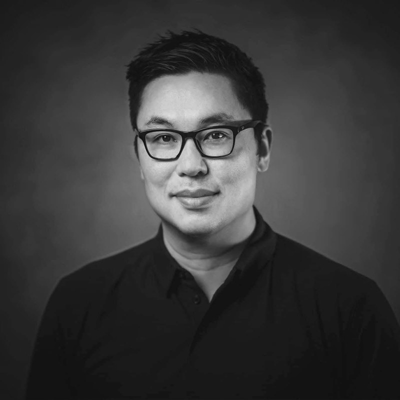 Nick Perez, co-founder of Groundcrew, in black and white
